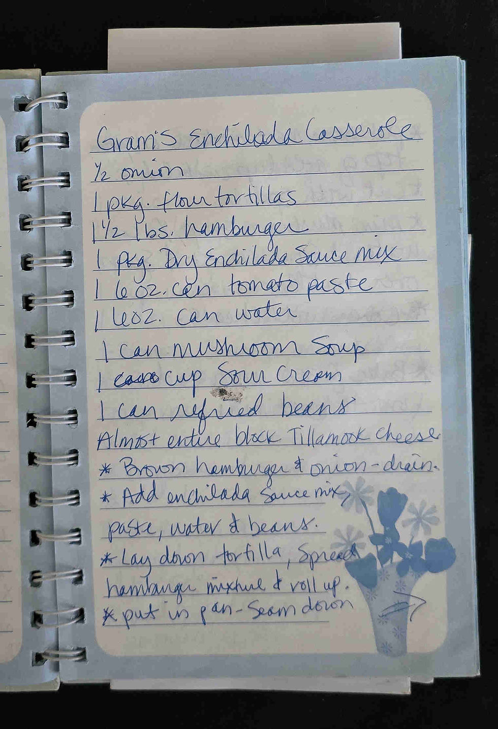 Gram's Enchilada Casserole Front