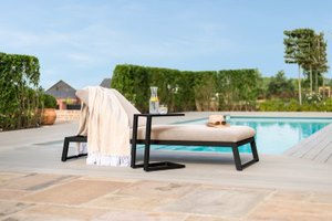Thumbnail: Maze - Outdoor Fabric Allure Sunlounger