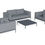 Thumbnail: Maze - Outdoor Fabric Eve 2 Seat Sofa Set