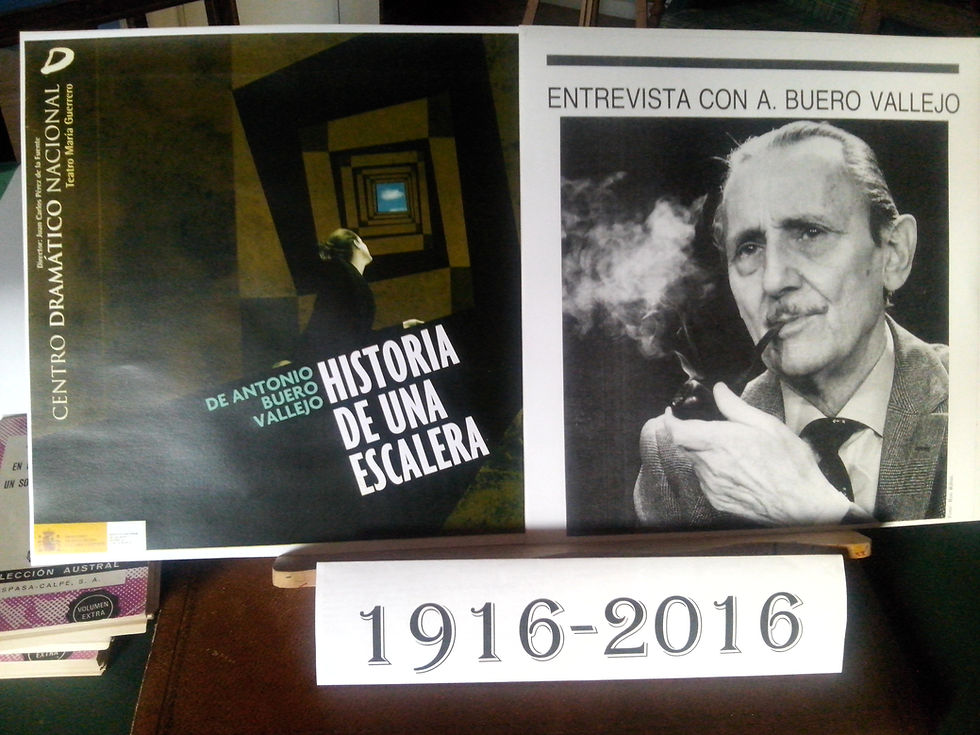 Homenaje a Antonio Buero Vallejo en la Casa Castilla-La Mancha de Madrid.