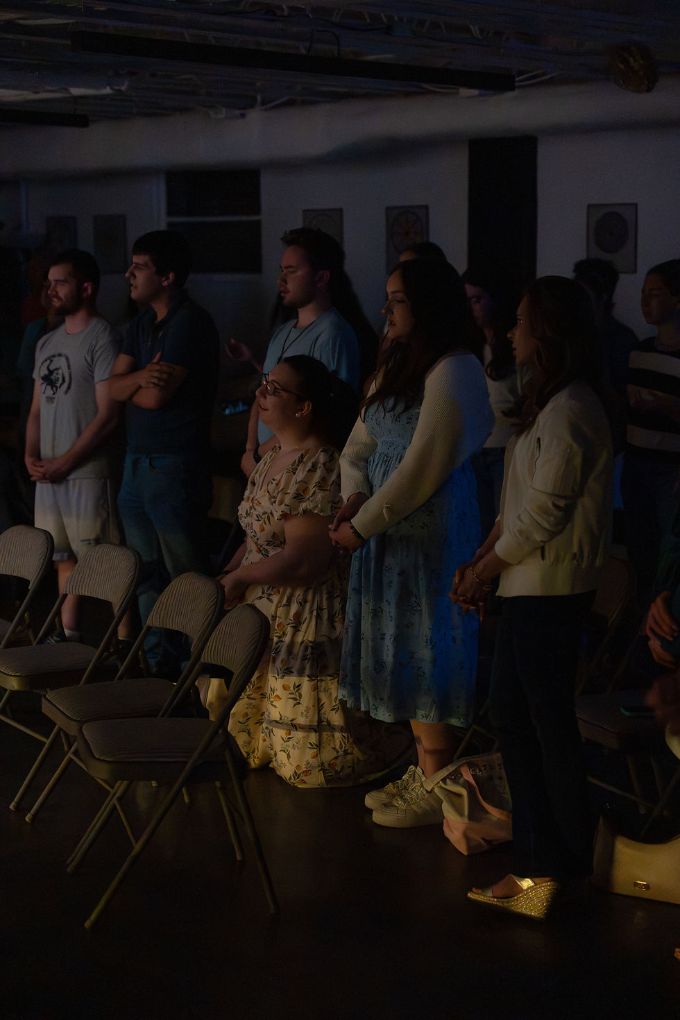 group of worshippers