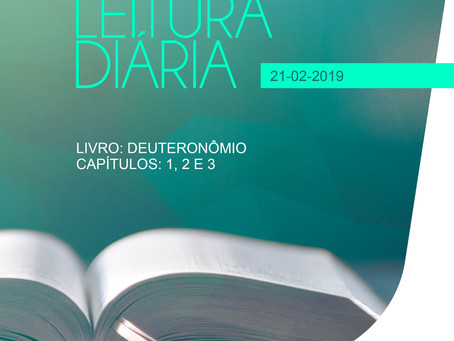 LEITURA DIÁRIA - 21/02/2019