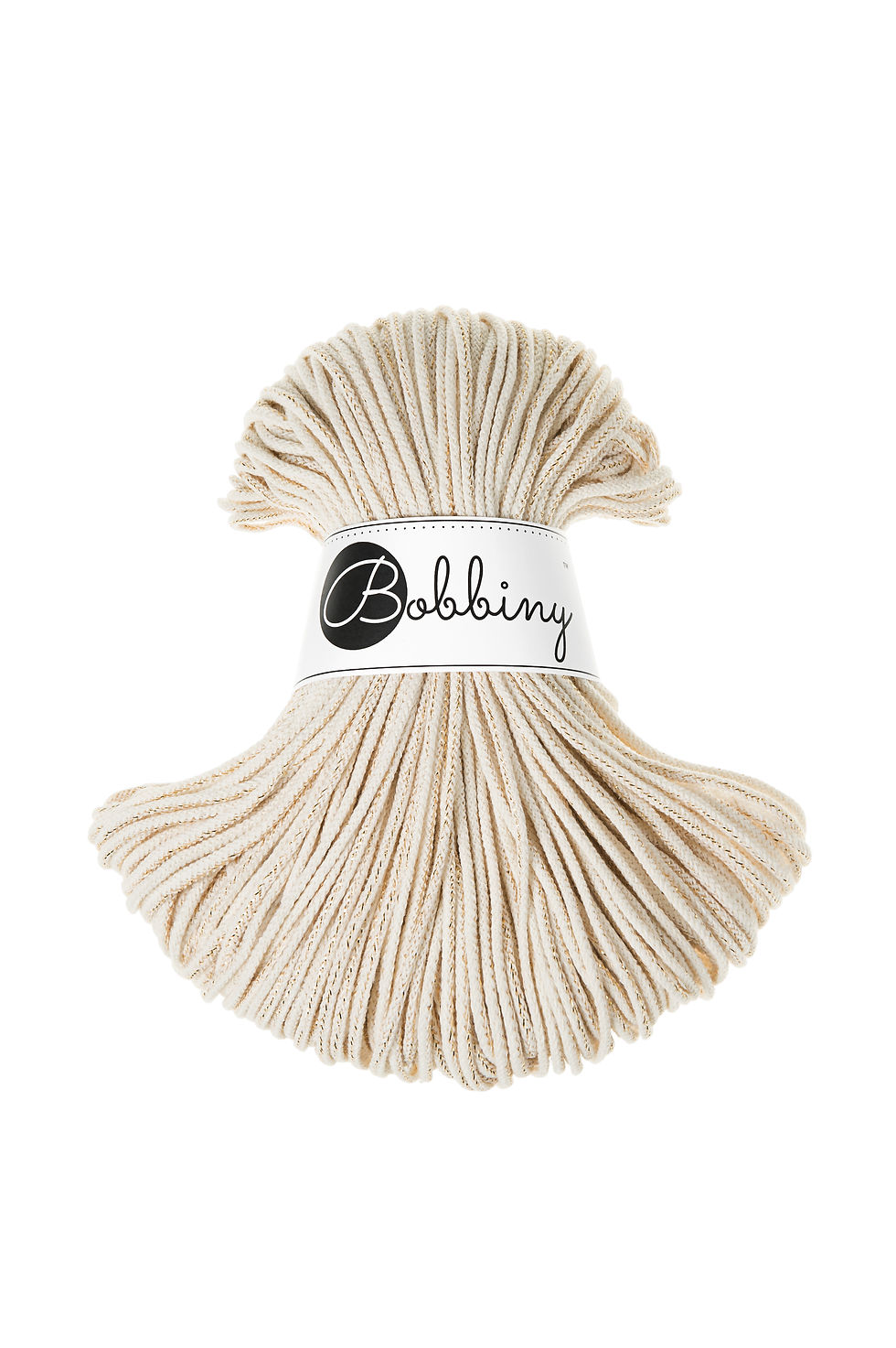 Miniaturbild: Bobbiny Flechtkordel Golden Natural