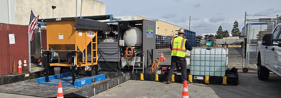High Volume PersulfOx Well Injection in Orange County, CA