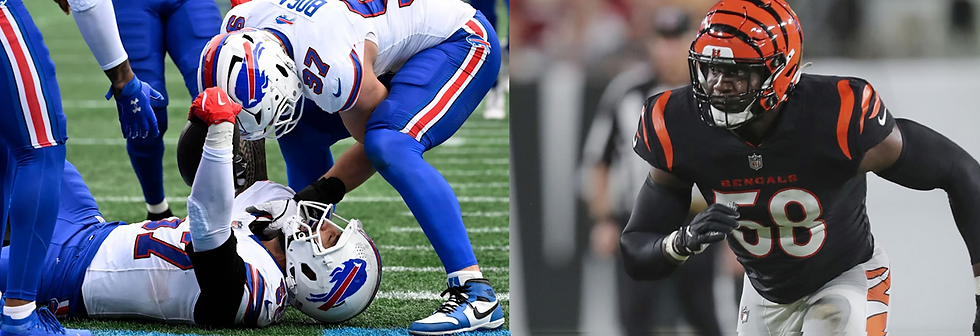 Detroit Lions potential EDGE FA signings in Bills Bosa & Epenesa and Bengals Ossai