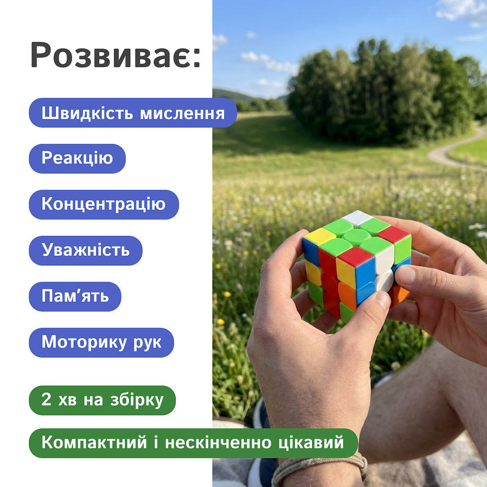 Логічна головоломка кубик Рубіка