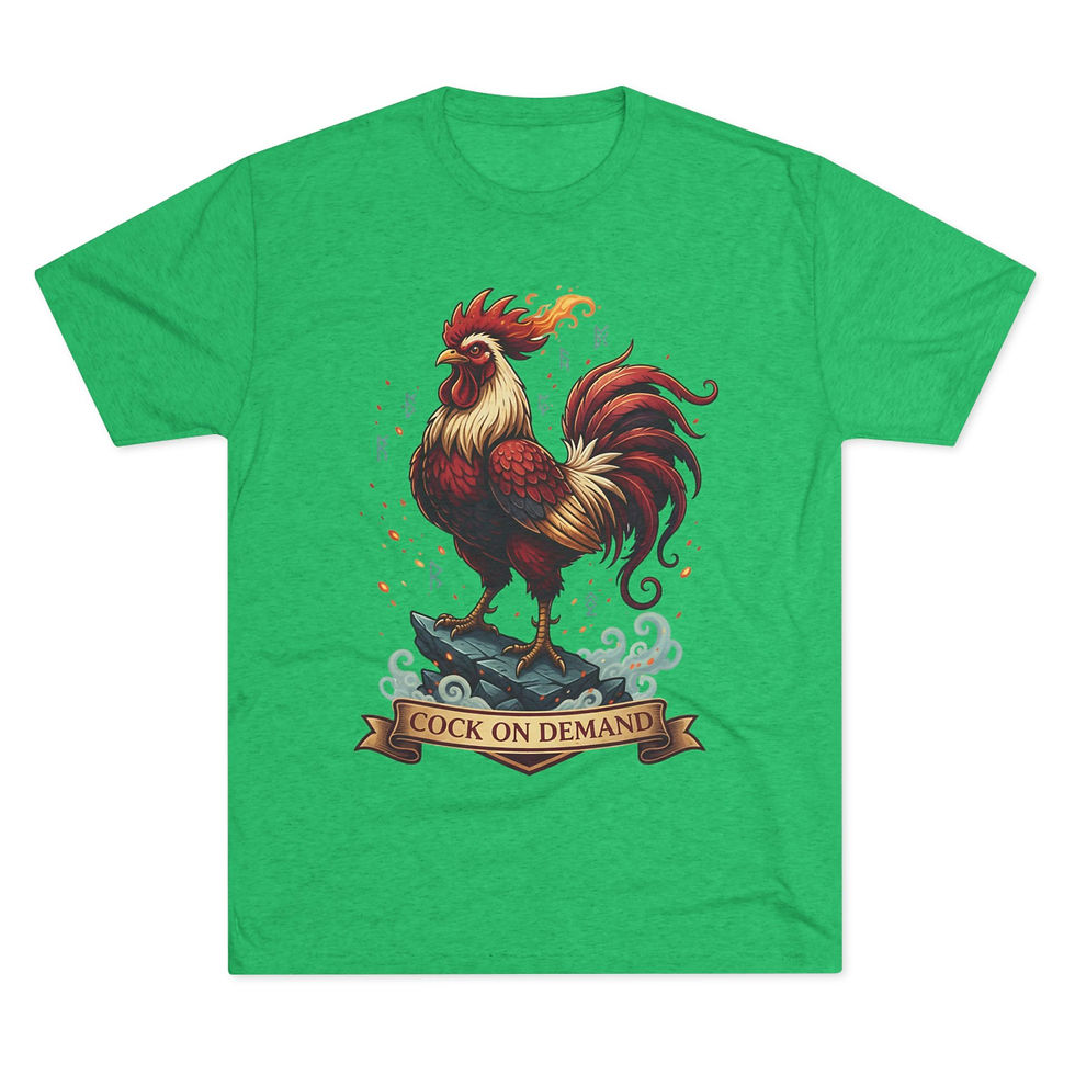 Thumbnail: Rooster "Cock On Demand" Graphic Tee
