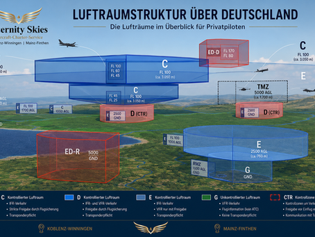 Lufträume in Deutschland – Einfach erklärt für Privatpiloten