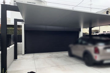 LIXIL カーポートSC 2台用 2本梁延長 ダウンライト(センサ・スイッチなし、6灯)