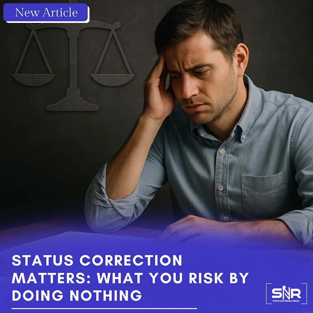 Correction Status Status Correction Matters: What You Risk by Doing Nothing