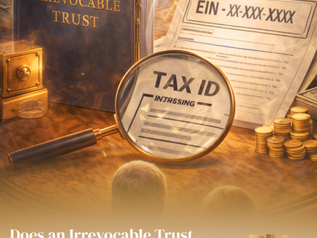 irrevocable trust tax id number