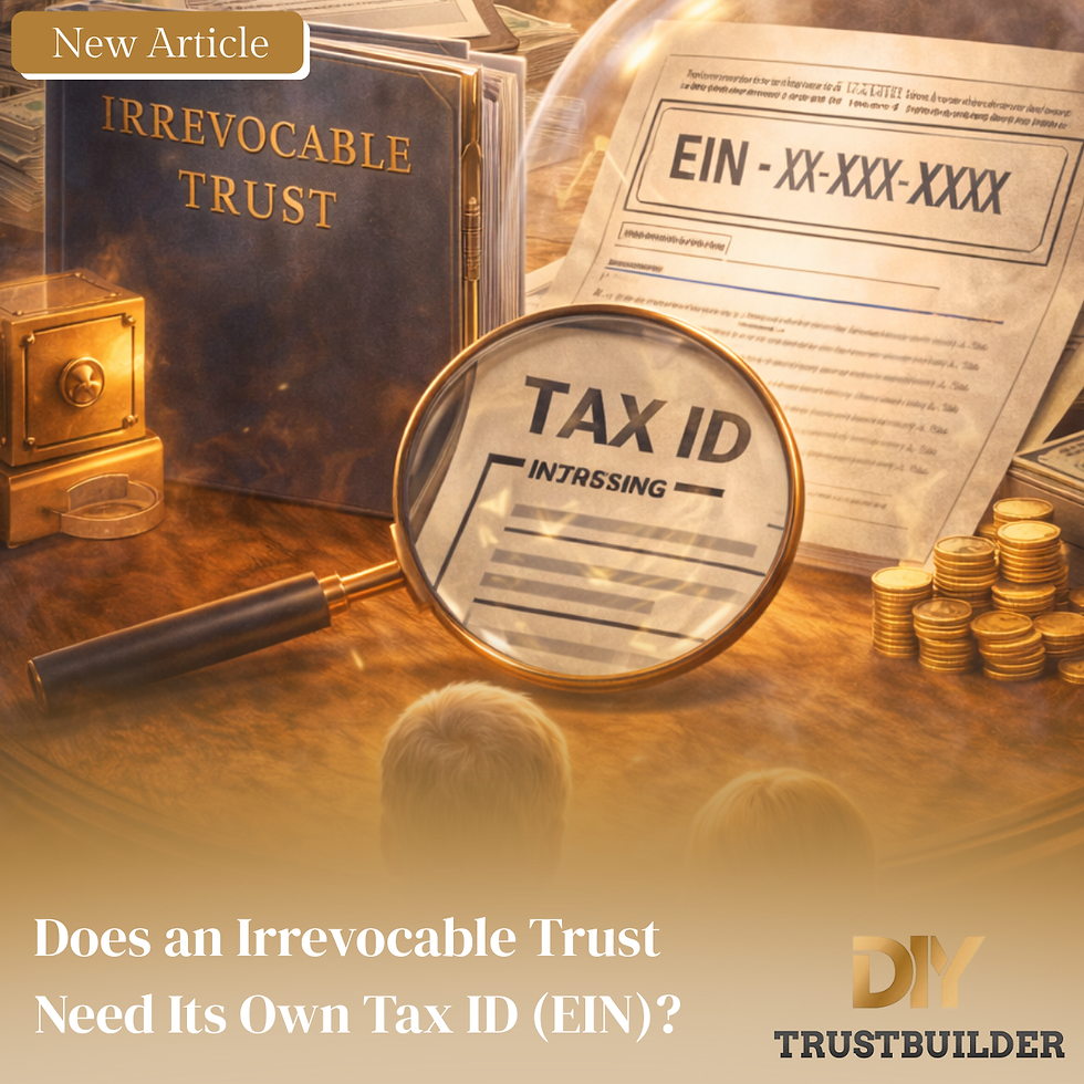 irrevocable trust tax id number