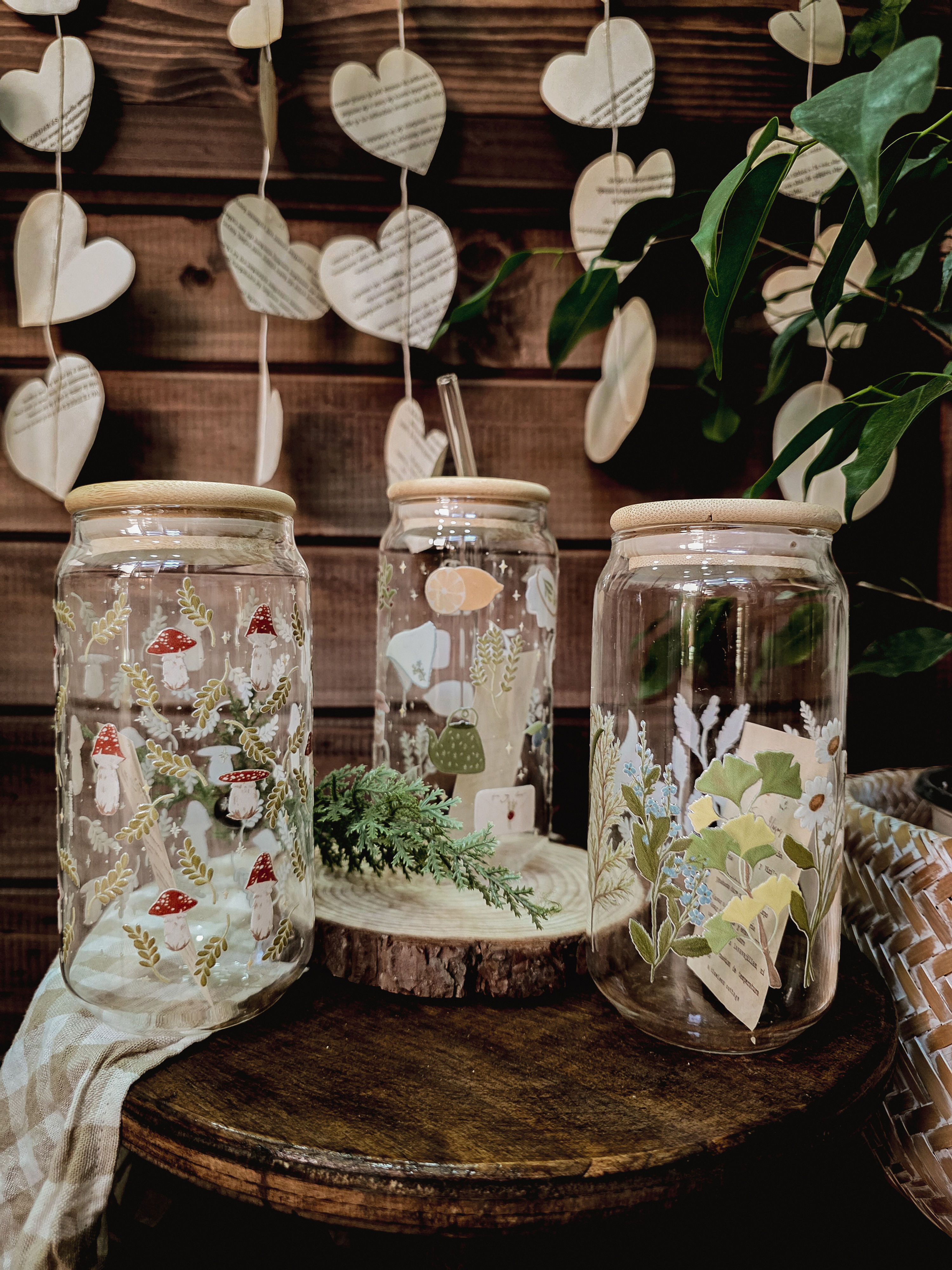 Vaso Vidrio + Bombilla