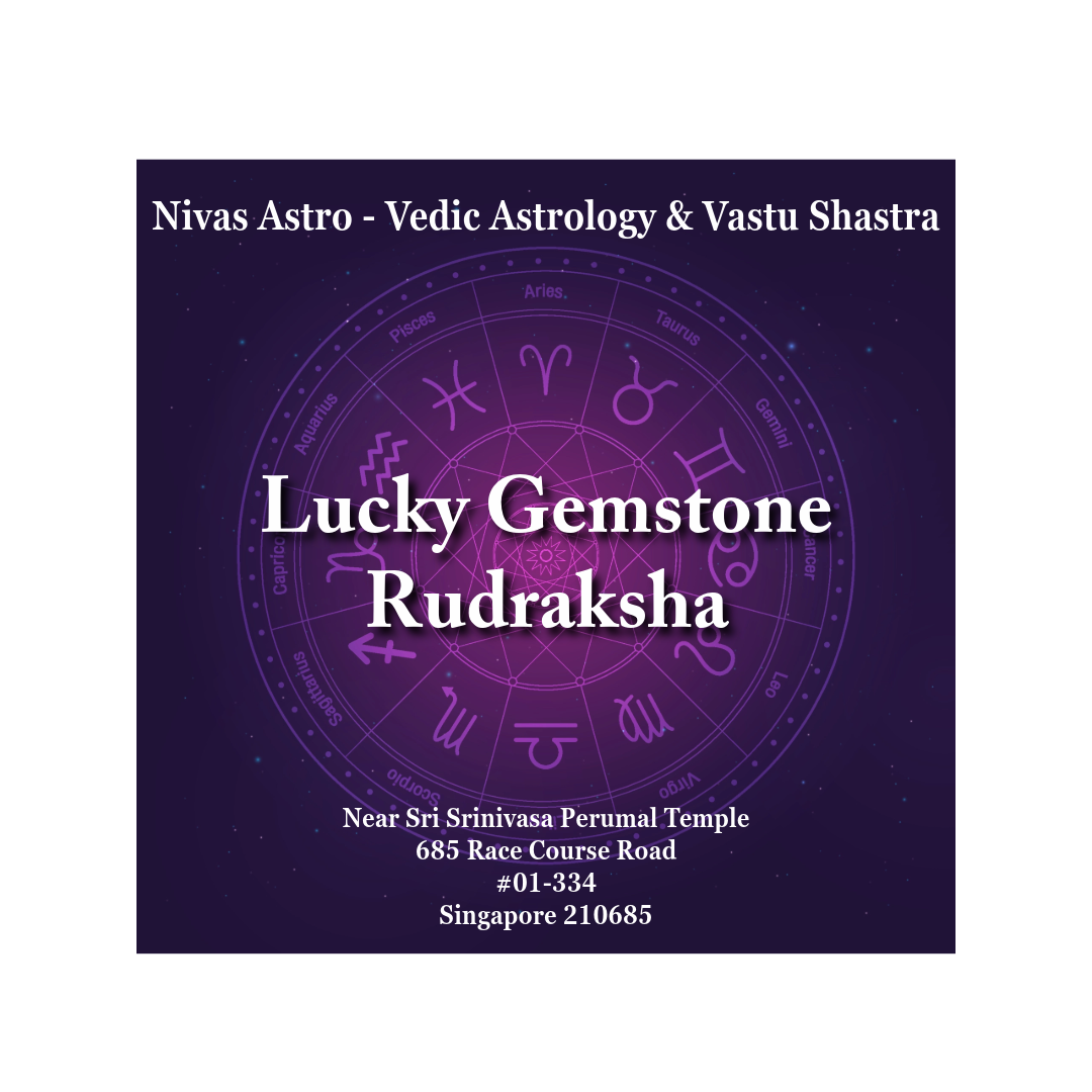 Lucky gemstone and rudraksha consultation at Nivas Astro Singapore