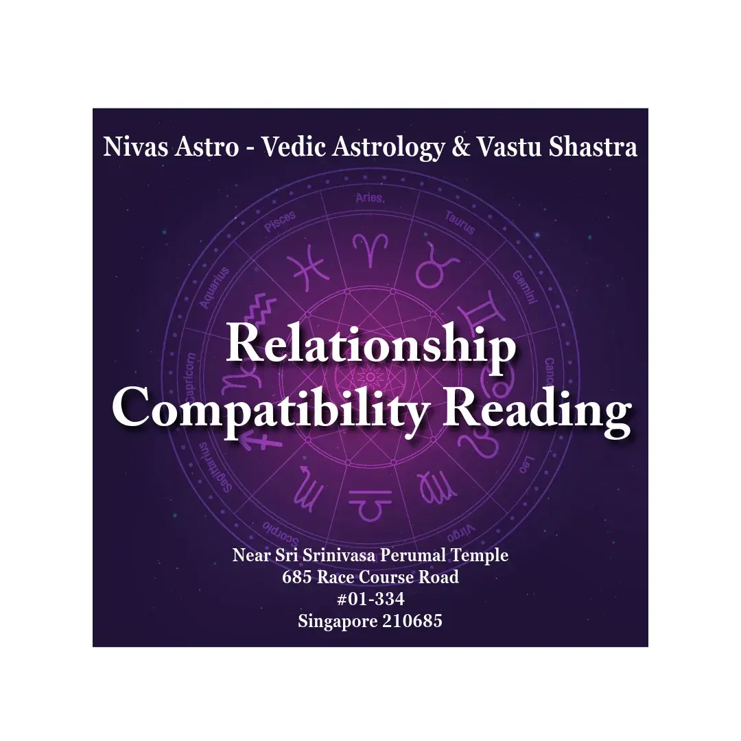 Relationship Compatibility Reading for relationship matching and partner compatibility at Nivas Astro Singapore