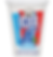 Ice blue raspberry cup freeze