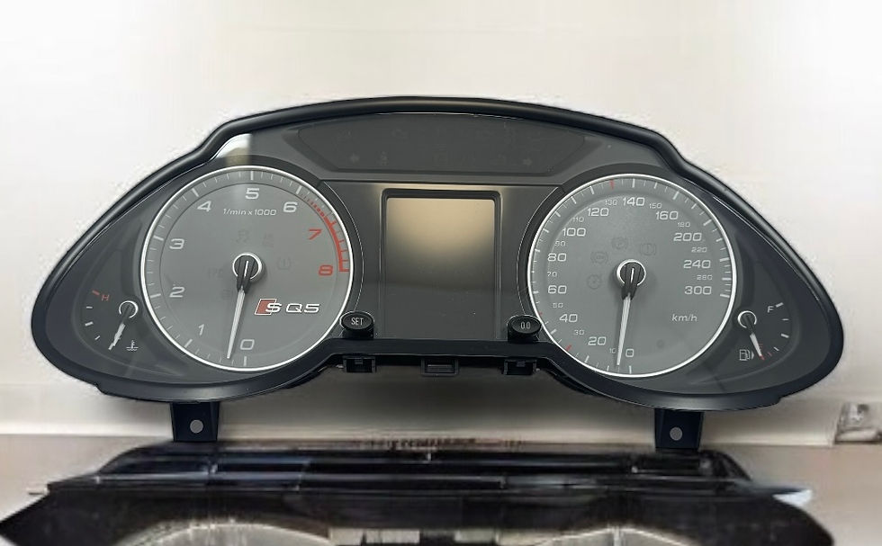 Miniatiūra: Audi S4, SQ5 ciferblatas