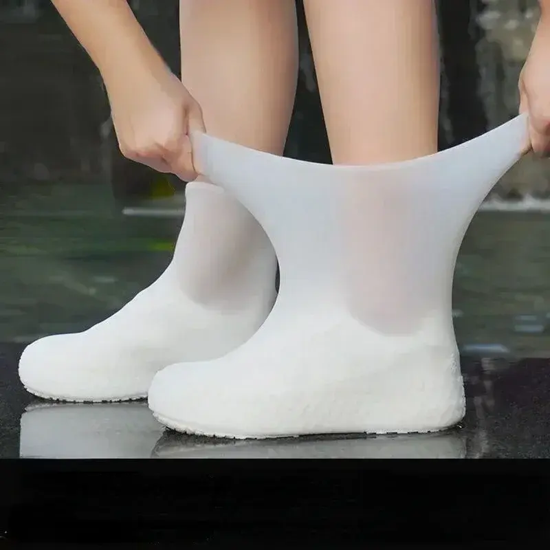 Latex WaterProof Shoe Covers Unisex Shoes Protectors Reusable Non-Slip