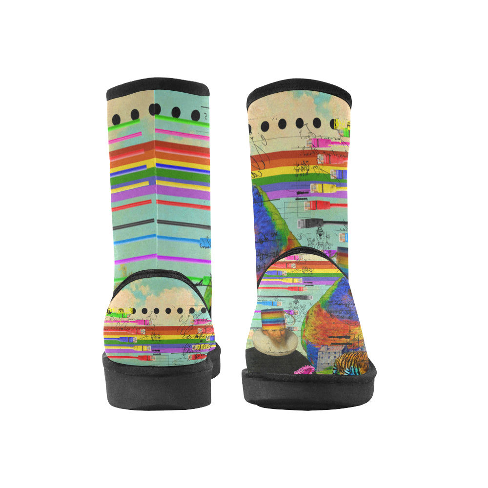 THE BIG PARROT Unisex All Over Print Snow Boots