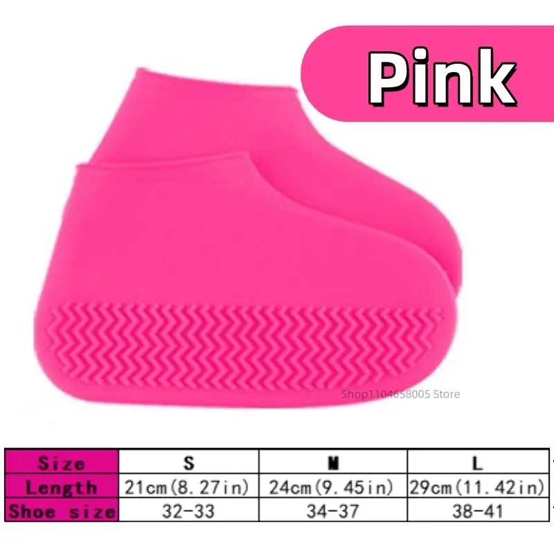 Silicone WaterProof Shoe Covers Reusable Non-slip Rain Shoes