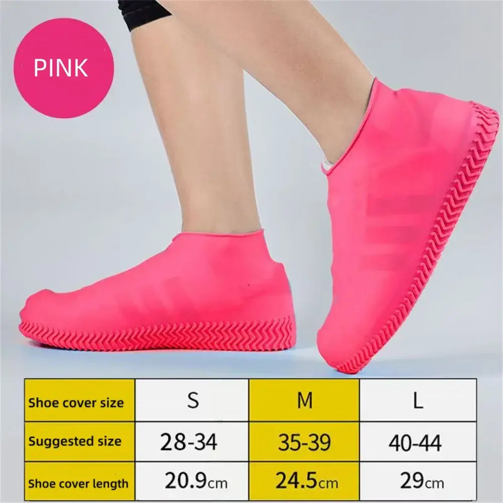 Reusable Non-slip Wear-resistant Rain Shoes Cover Portable Outdoor