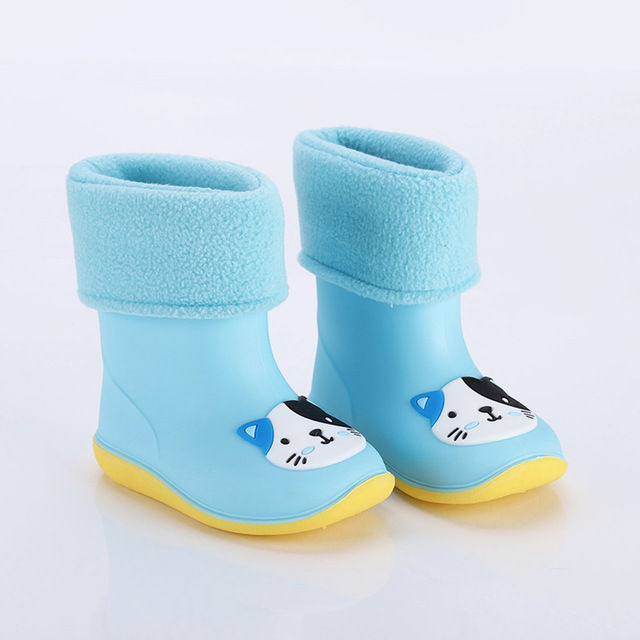 Toddler Infant Kids Baby Boys Girls PVC Rain Boots
