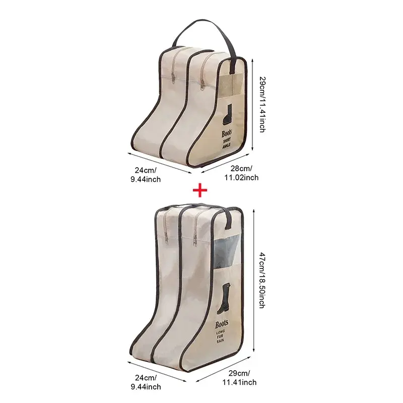 Shoes Storage Bags Cover Long Riding Rain Boots Dustproof Organizer