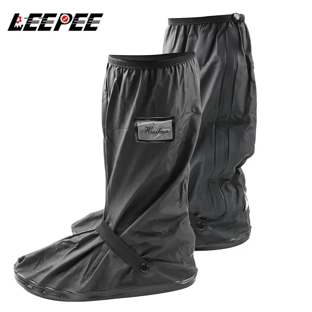 Reusable Motorcycle Scooter Dirt Bike Rain Shoes Cover Non-Slip Boot