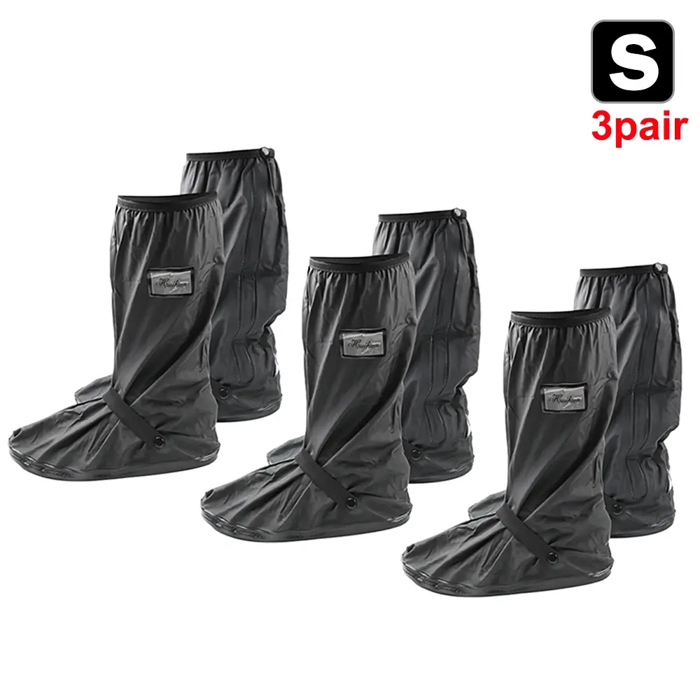 Reusable Motorcycle Scooter Dirt Bike Rain Shoes Cover Non-Slip Boot