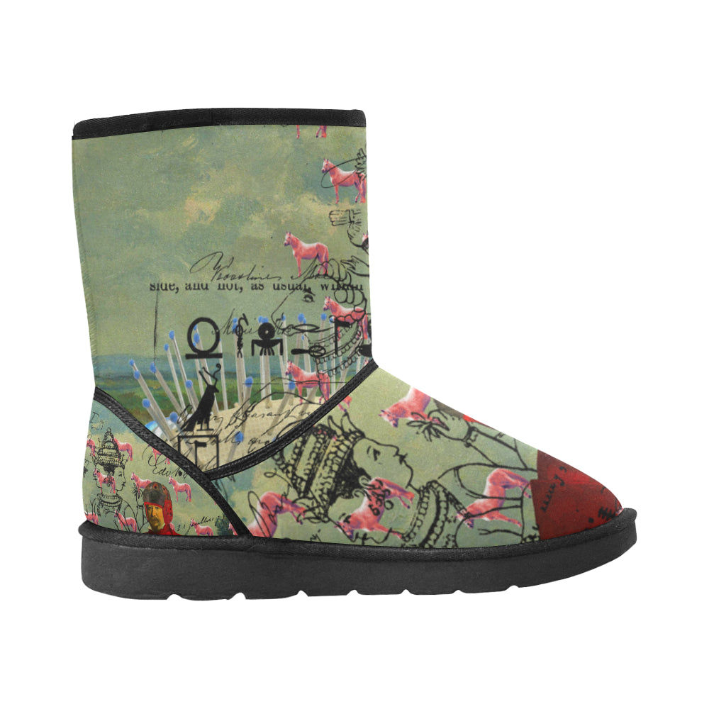 I FOUND THEM IN THERE III Unisex All Over Print Snow Boots