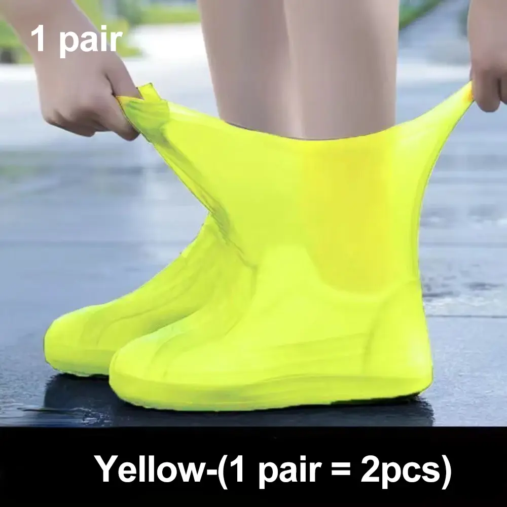 Rubber Rain Boot Overshoes For Outdoor Use, Silicone Waterproof Shoe
