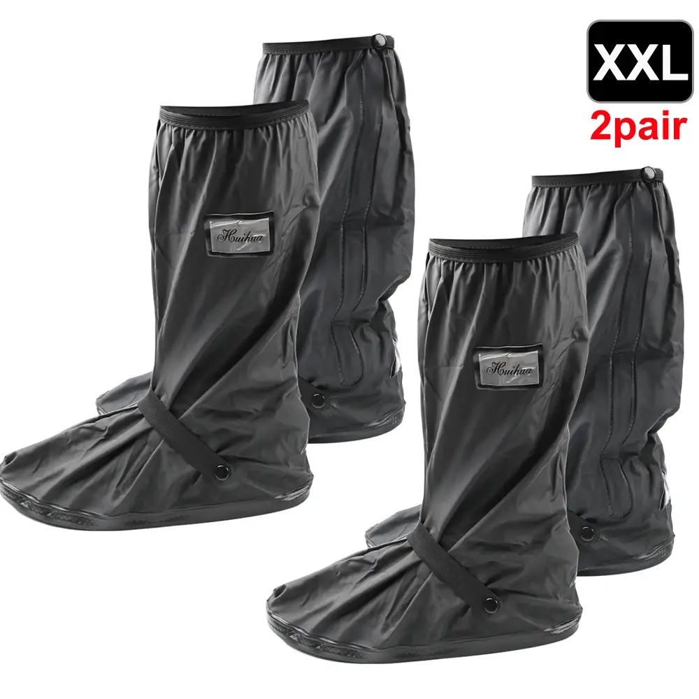 Reusable Motorcycle Scooter Dirt Bike Rain Shoes Cover Non-Slip Boot