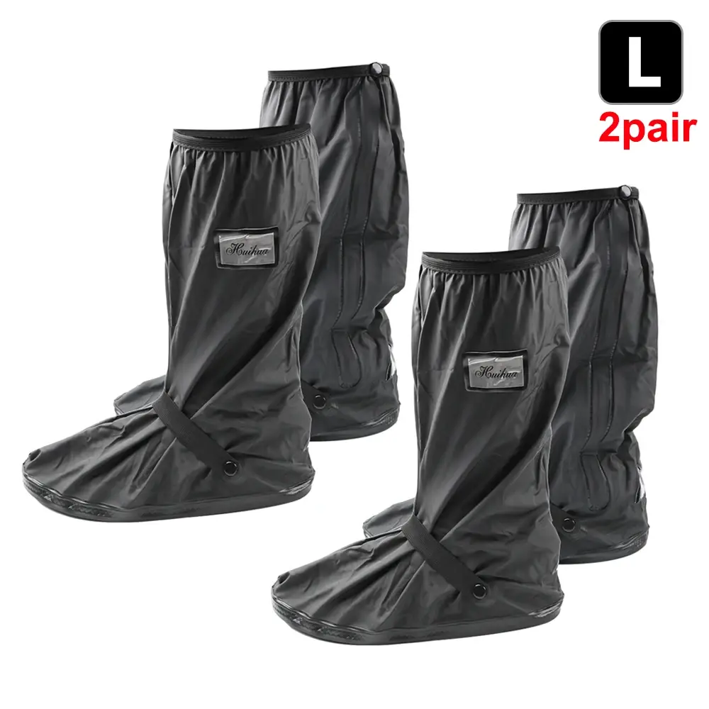 Reusable Motorcycle Scooter Dirt Bike Rain Shoes Cover Non-Slip Boot