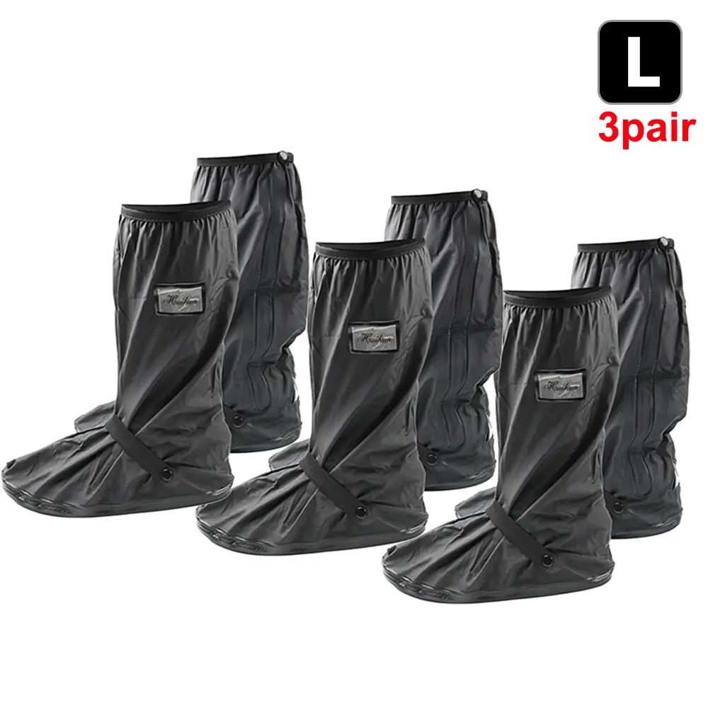 Reusable Motorcycle Scooter Dirt Bike Rain Shoes Cover Non-Slip Boot