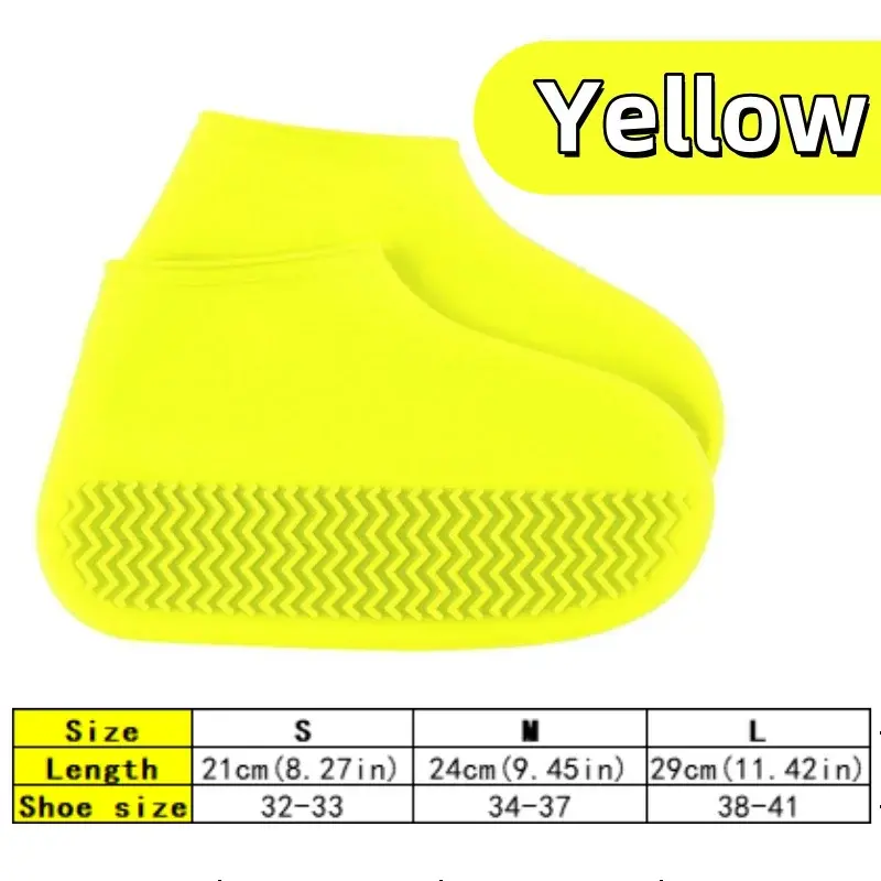 Silicone WaterProof Shoe Covers Reusable Non-slip Rain Shoes