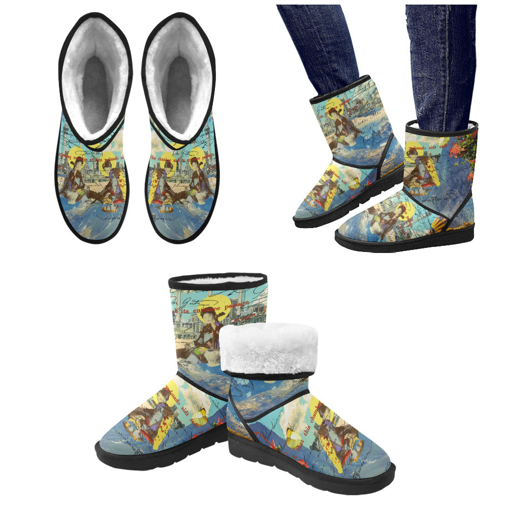THE CONCERT II Unisex All Over Print Snow Boots