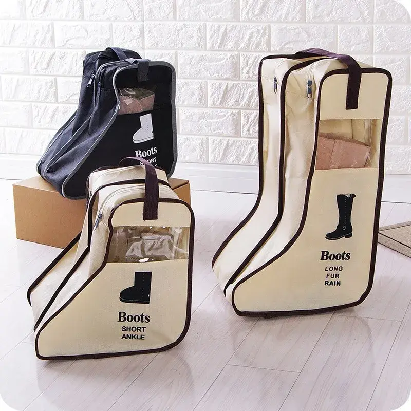 Shoes Storage Bags Cover Long Riding Rain Boots Dustproof Organizer