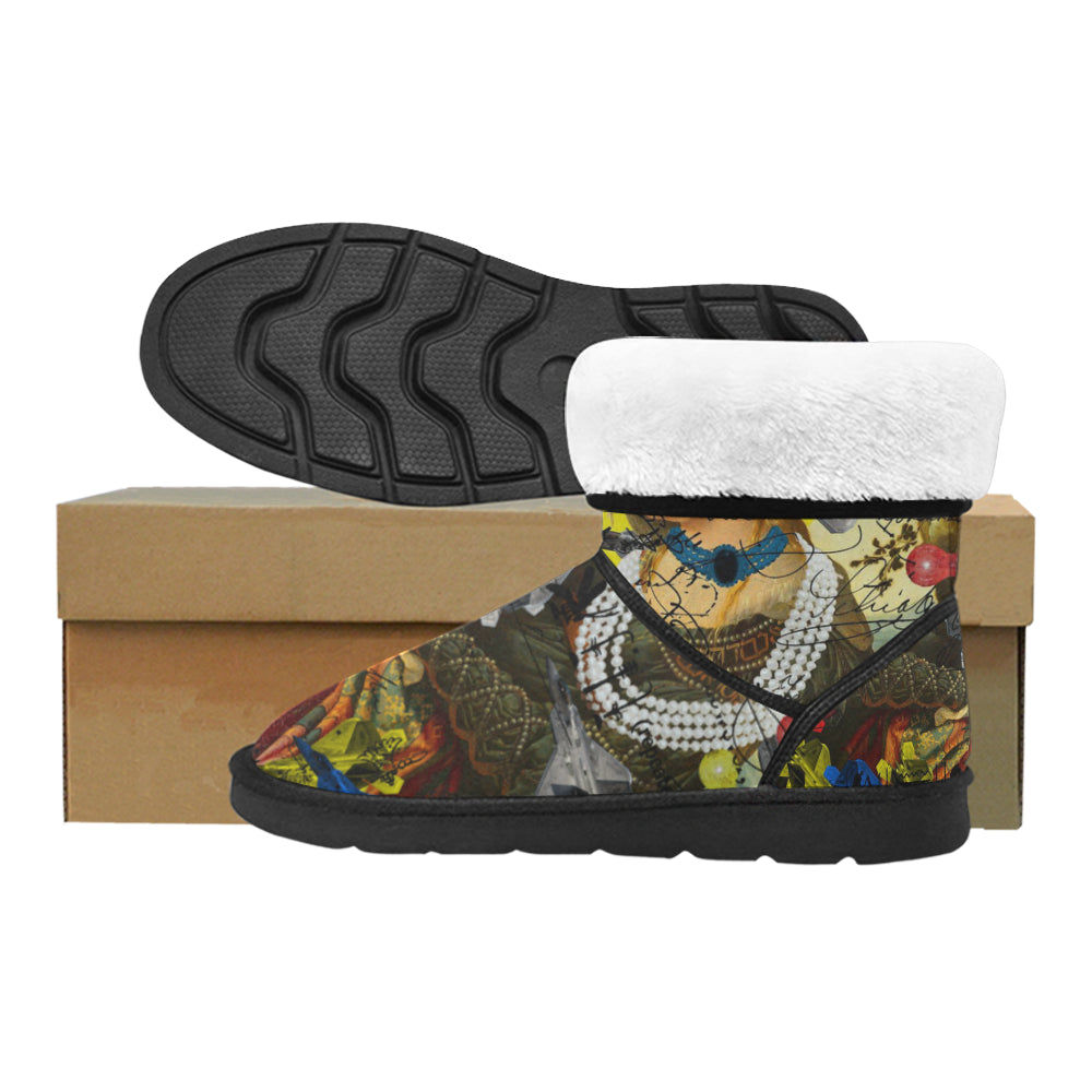 THE PLANE TECHNICIAN / UNPAINTER Unisex All Over Print Snow Boots