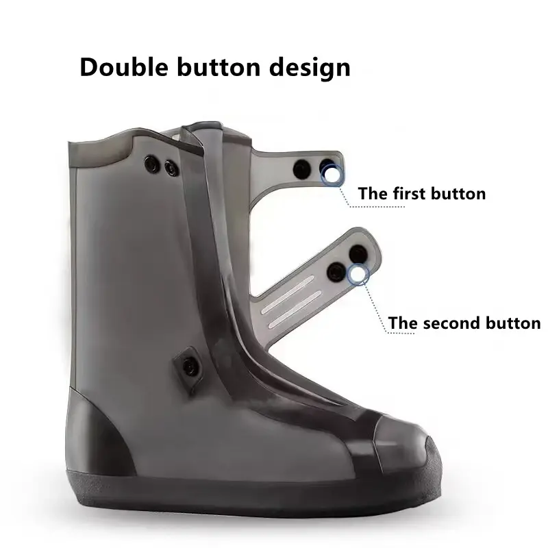 Adult Rubber Overshoes For Outdoor, Silicone Waterproof Shoe Covers,
