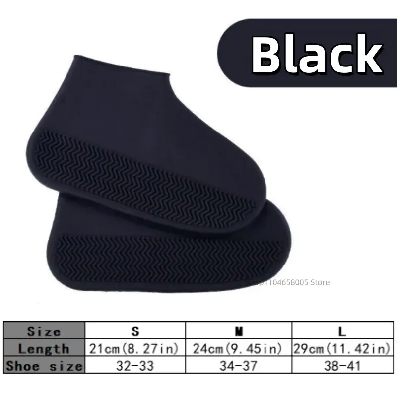 Silicone WaterProof Shoe Covers Reusable Non-slip Rain Shoes