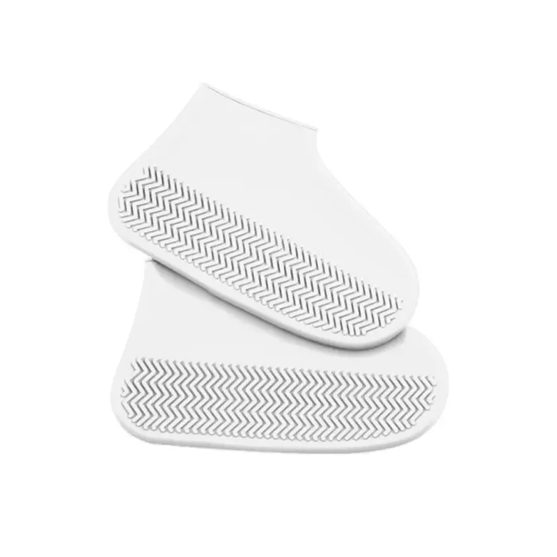 2pcs Waterproof Non-slip Silicone Shoe High Elastic Wear-resistant