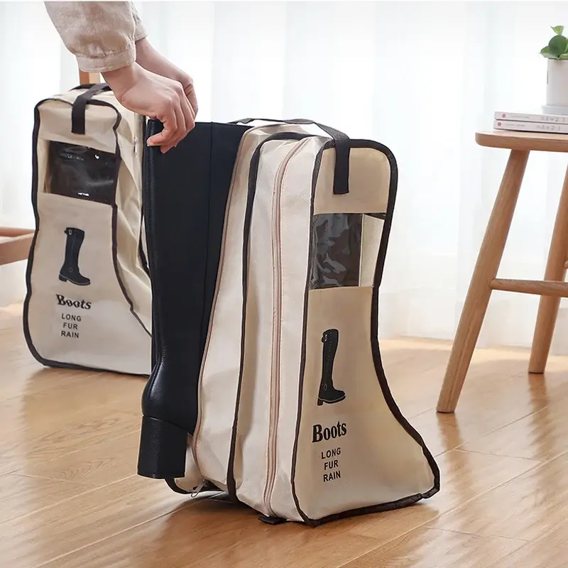 Shoes Storage Bags Cover Long Riding Rain Boots Dustproof Organizer