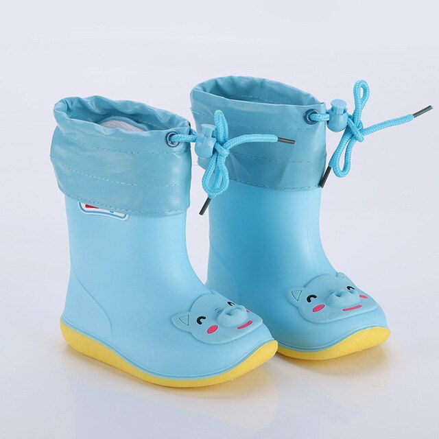 Toddler Infant Kids Baby Boys Girls PVC Rain Boots