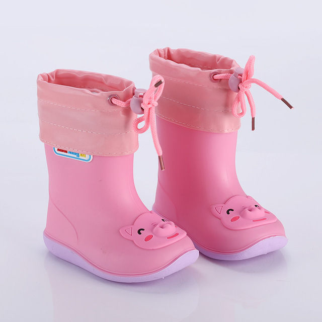 Toddler Infant Kids Baby Boys Girls PVC Rain Boots