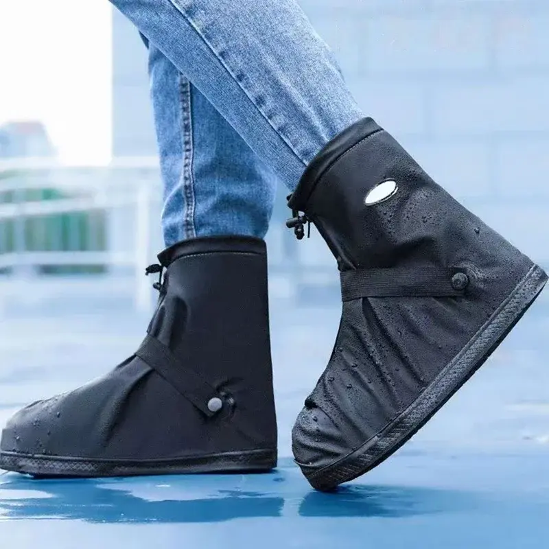 S-XXL Waterproof Rain Shoes Cover Reusable Water Boots Anti-Slip