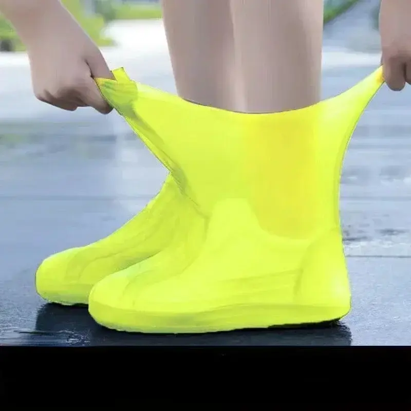 Latex WaterProof Shoe Covers Unisex Shoes Protectors Reusable Non-Slip