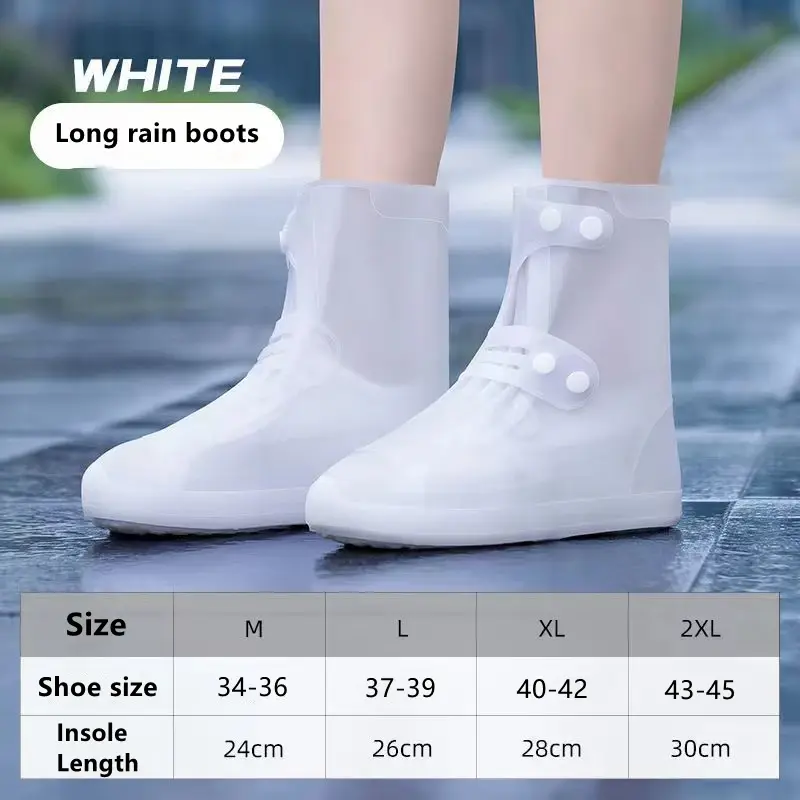 Adult Rubber Overshoes For Outdoor, Silicone Waterproof Shoe Covers,