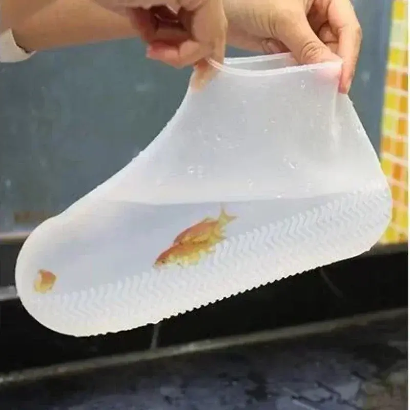 Latex WaterProof Shoe Covers Unisex Shoes Protectors Reusable Non-Slip