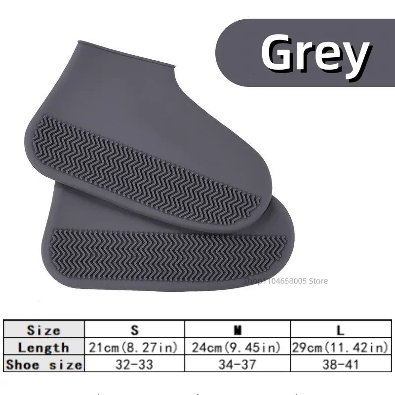 Silicone WaterProof Shoe Covers Reusable Non-slip Rain Shoes