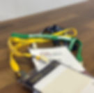 Convention sponsor logos featured on the convention laynards